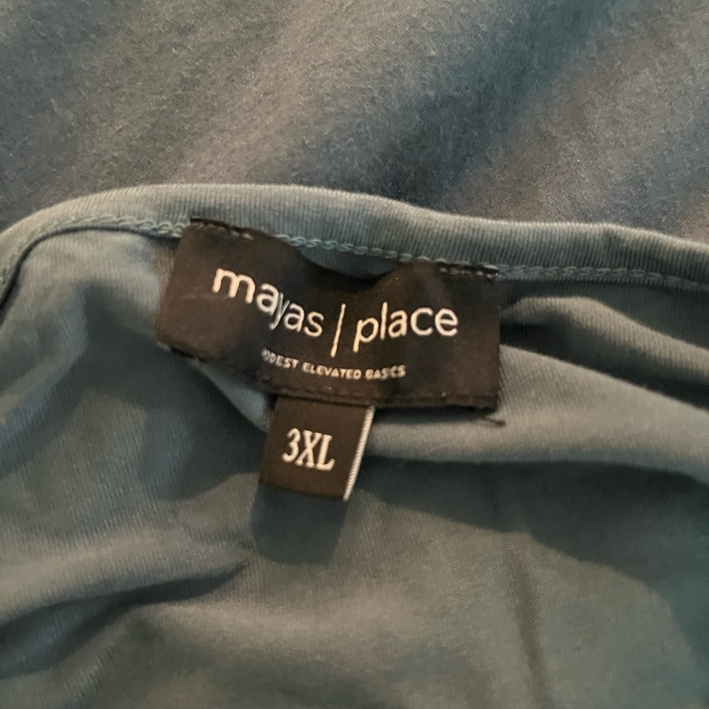 NWOT Maya’s Place Modal “Eden” Batwing Style Women's Flowy Top in 3XL Modest - Picture 4 of 6